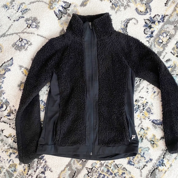 Fila Jackets & Blazers - Small Black Fleece Fila Sport Jacket